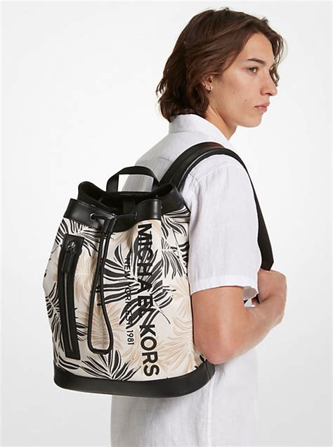 Cooper Palm Jacquard Mariner Backpack 